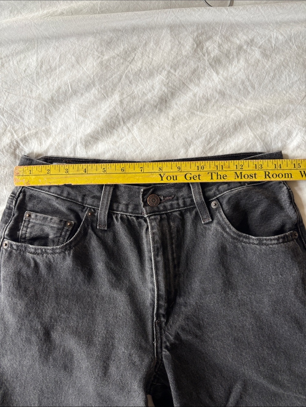 Levi’s Baggy Dad Jeans in Boot Barn (washed black) 26x32 - Picture 6 of 8